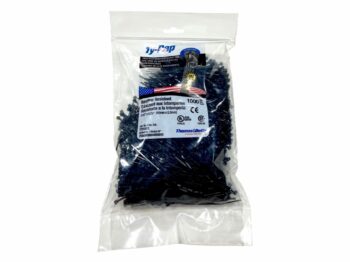 BLACK TYRAP 3.62" THOMAS & BETTS 1000/BAG