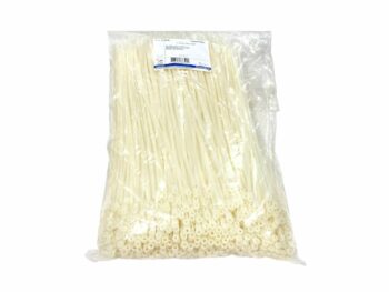 WHITE TYRAP 14.6" THOMAS & BETTS 1000/BAG W SCREWHOLE