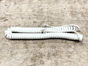 9FT WHITE HANDSET CORD MOD/MOD TSOC
