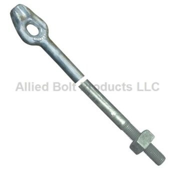 AB ANCHOR ROD, 3/4" X 7' SINGLE THIMBLE EYE