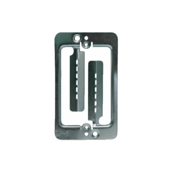 PLASTIC LOW VOLTAGE MOUNTING PLATE SINGLE GANG (10 PER BAG)